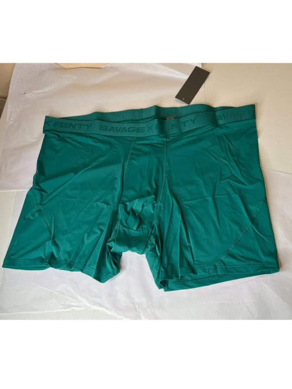 New Savage x Fenty Shadow Fit Boxer Briefs Green Size XXXL